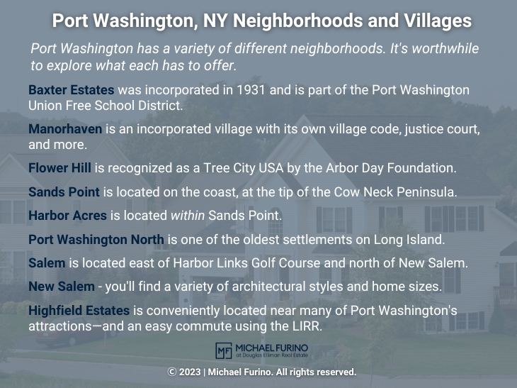Image for section "Port Washington, NY Neighborhoods and Villages"