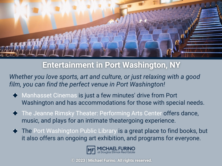Image for section "Entertainment in Port Washington, NY"