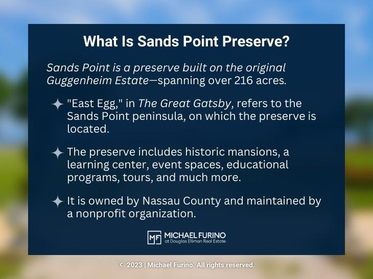 Image Explaining what is Sands Point preserve