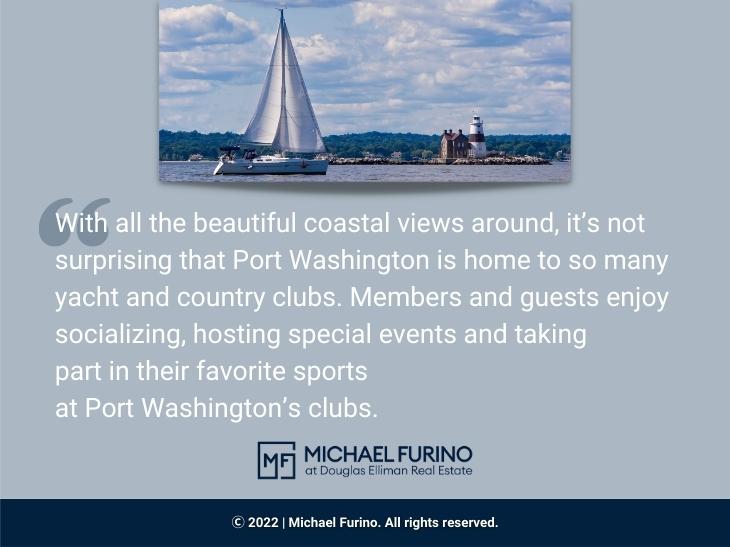 image for section: port washington yacht clubs and country clubs